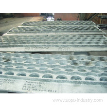 Cast tube sheet for fired heater